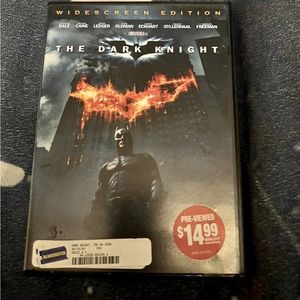 The dark knight DVD